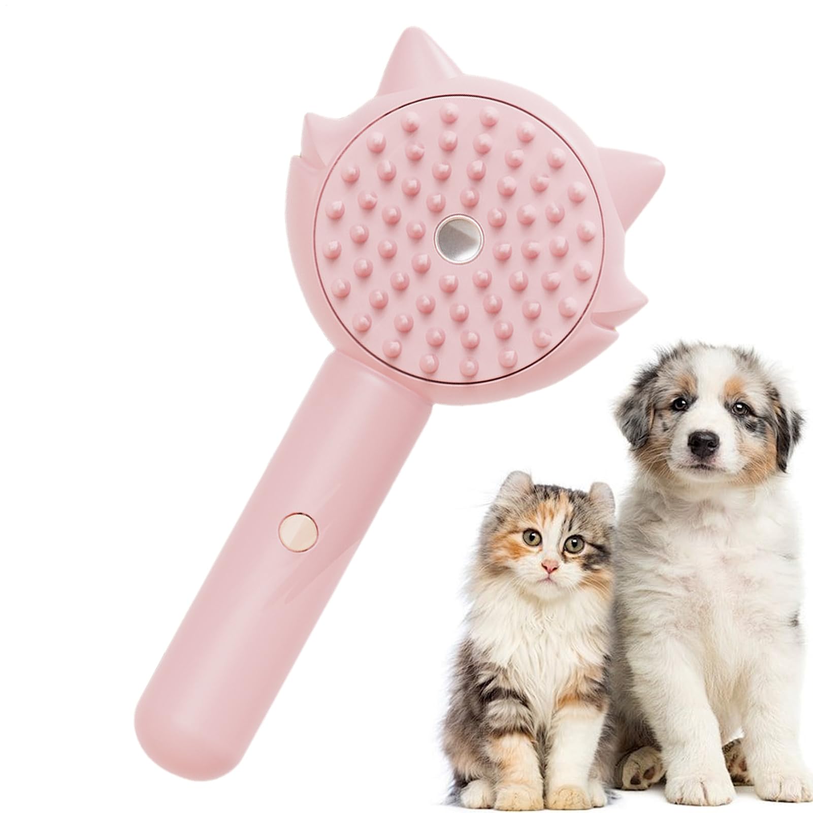 Cepillo para gatos con vapor | Cepillos de agua de aseo para mascotas para perros de pelo largo y corto, gatos, control de encrespamiento, peine de aseo para cachorros, masaje