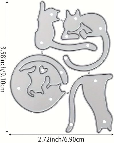 Miniatura 4 de Lapoo Troquel de corte de metal con fondos 3D para álbumes de recortes, troqueles de corte para manualidades, manualidades, decoración de bodas,