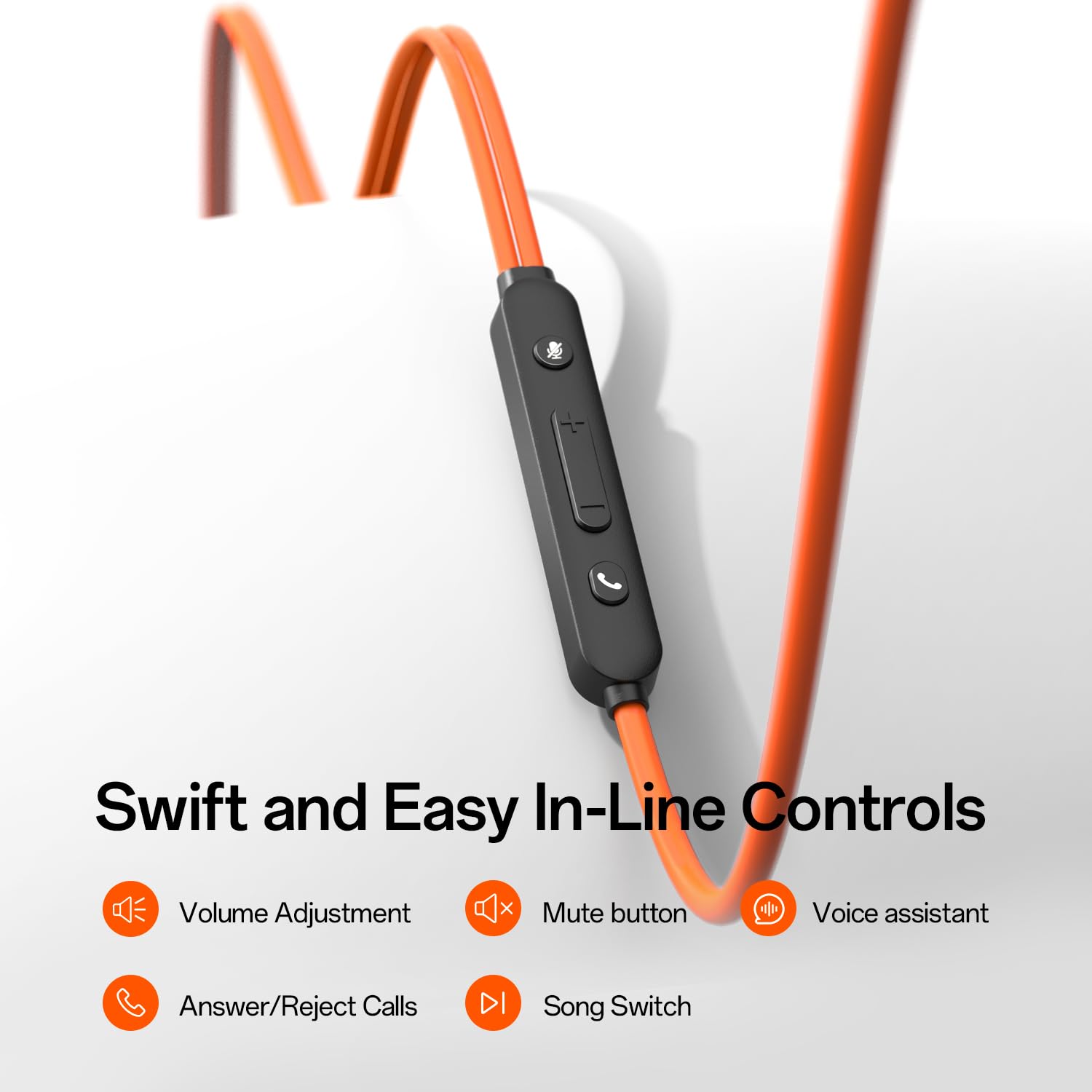 Link 10 - Cuffie cablate aperte, microfono dual micron con cancellazione del rumore AI e microfono boom girevole a 240°, interfacce USB-C e USB-A per chiamate e riunioni aziendali