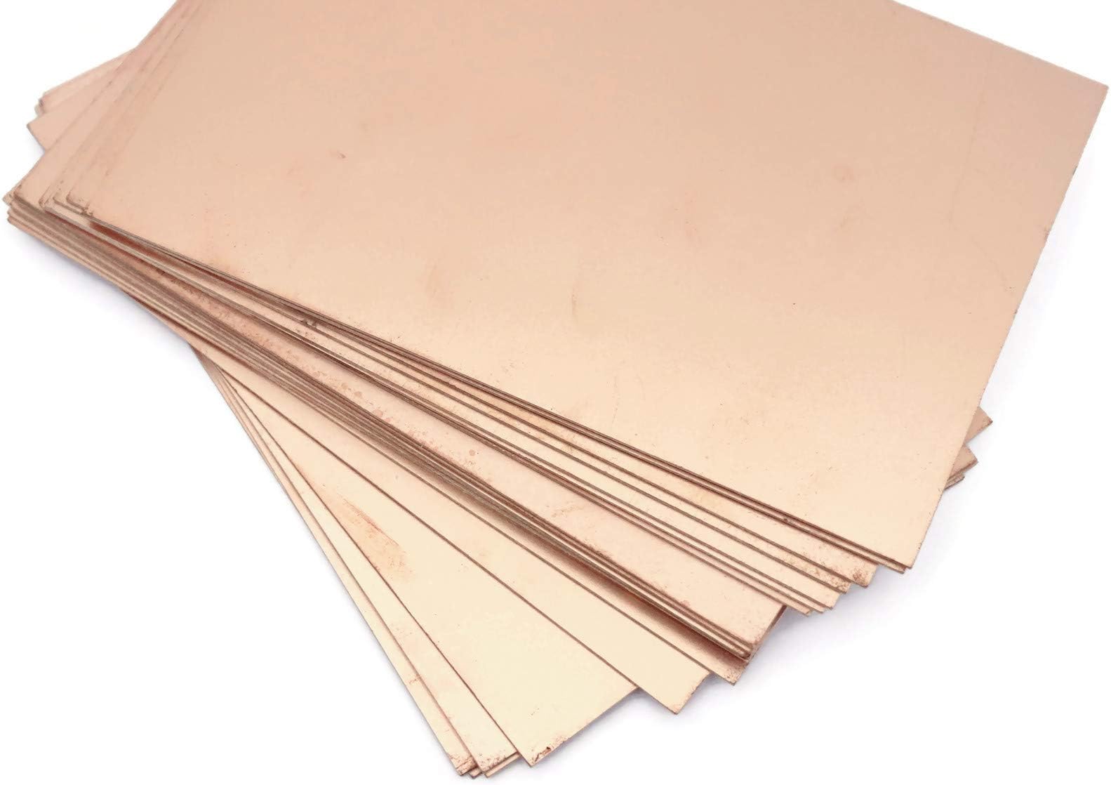 Electronic Spices PACK OF 5 15 x 10 cm Single Side Copper Clad Laminate Circuit Board Glass Epoxy FR4 PCB
