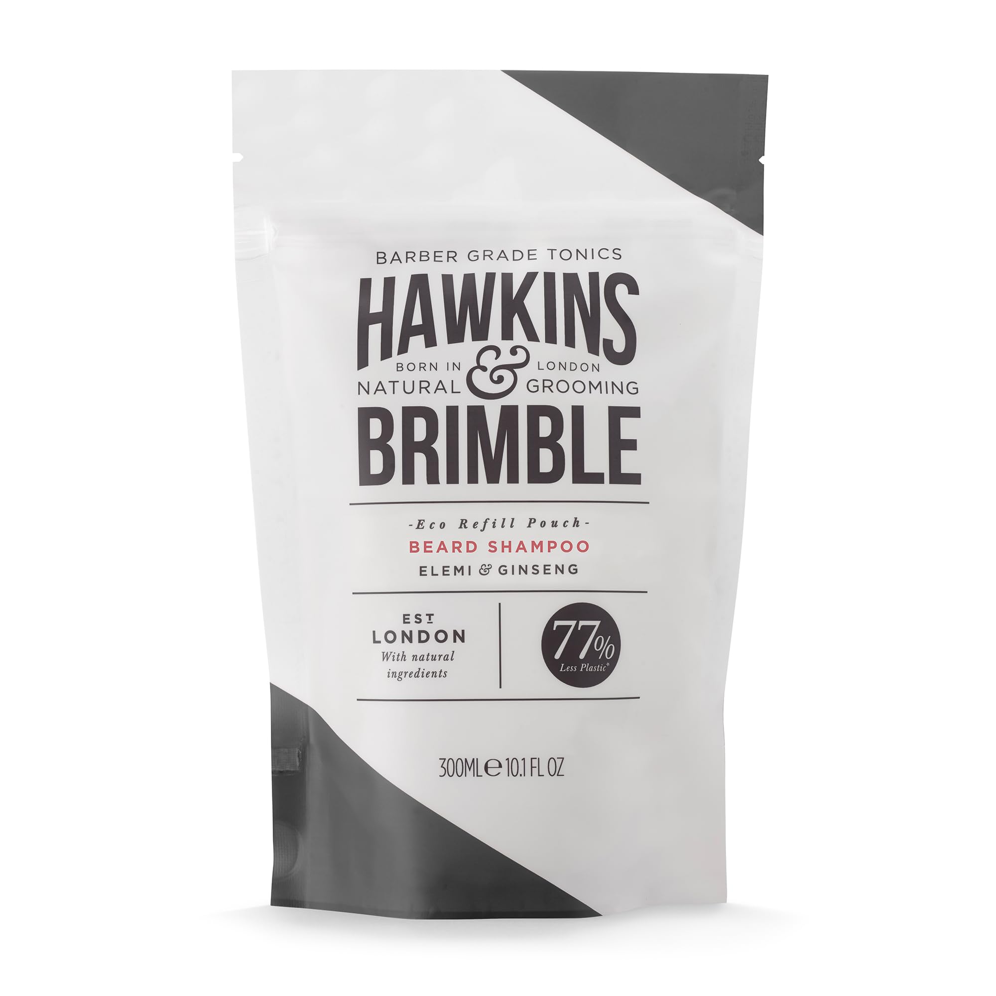 Hawkins & Brimble Beard Shampoo Refill Pouch 300ml