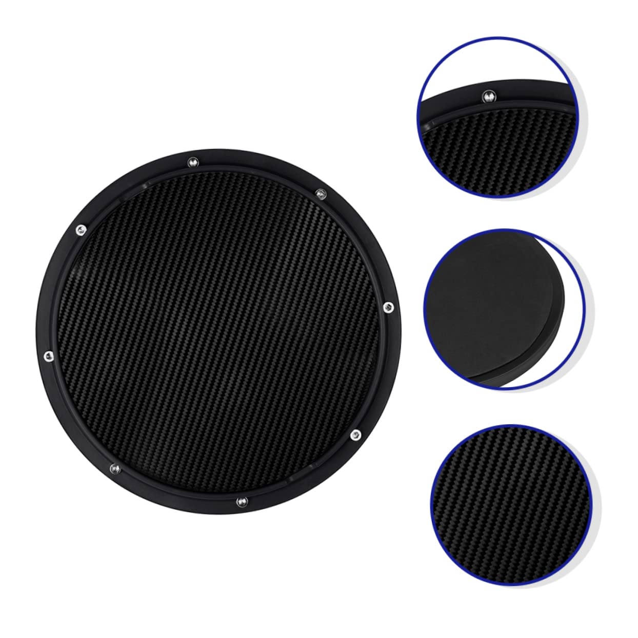 Pad Pratica Tamburo Muto Kit Batteria Elettronica Maniche Per Piatti Percussioni Batterista Parti Drum Pad Beat Maker Per I Bambini Principianti In Gomma Kick Drum Pratica Pad