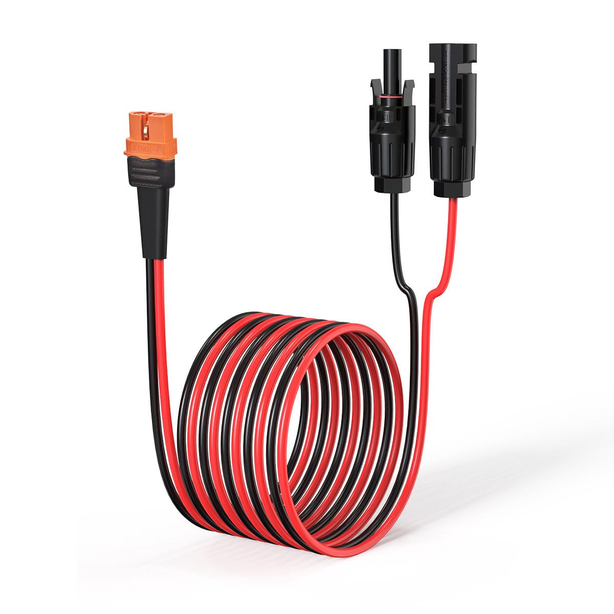 ELFCULB 10AWG 10FT Solar to XT60i Cable 2 10 25 35 50 75 100FT Solar Connector to XT60i Adapter Cable for Portable Power Station (10FT)