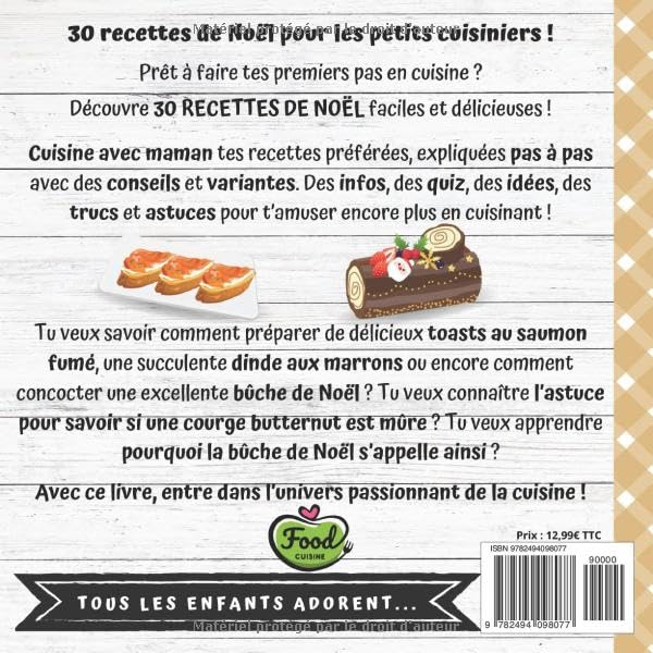 EN-CUISINE-AVEC-MAMAN-Mon-premier-livre-de-cuisine-30-recettes-de-NOEL-faciles-pour-enfants-Quiz-astuces-tests-et-lexiques-culinaires-Pour-cuisiner-avec-son-enfant-des-8-ans-Broche--24-octobre-2022 EN CUISINE AVEC MAMAN: Mon premier livre de cuisine | 30 recettes de NOËL faciles pour enfants | Quiz, astuces, tests et lexiques culinaires | Pour cuisiner avec son enfant dès 8 ans – Image 3