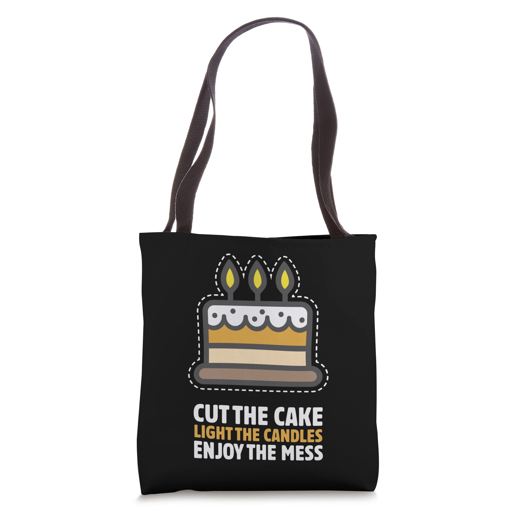 Funny Birthday Cake Candles DIY Kit Tote Bag ...