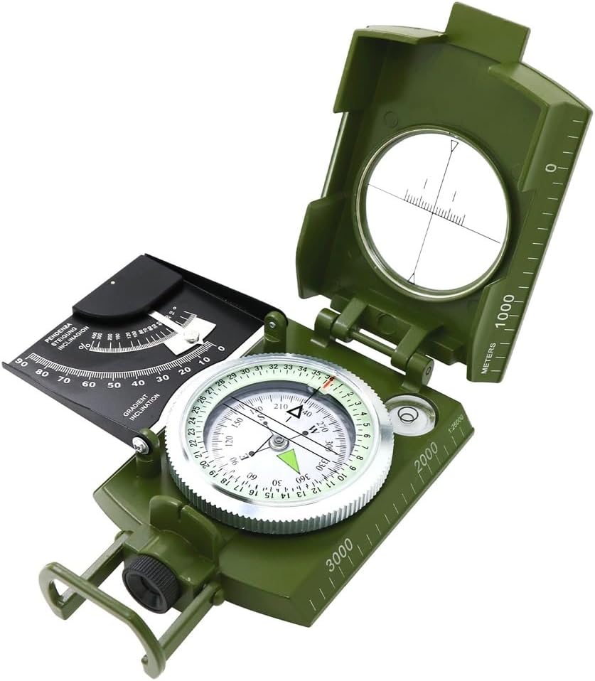 Multifunctional Outdoor American Compass Needle with Fluorescent Metal