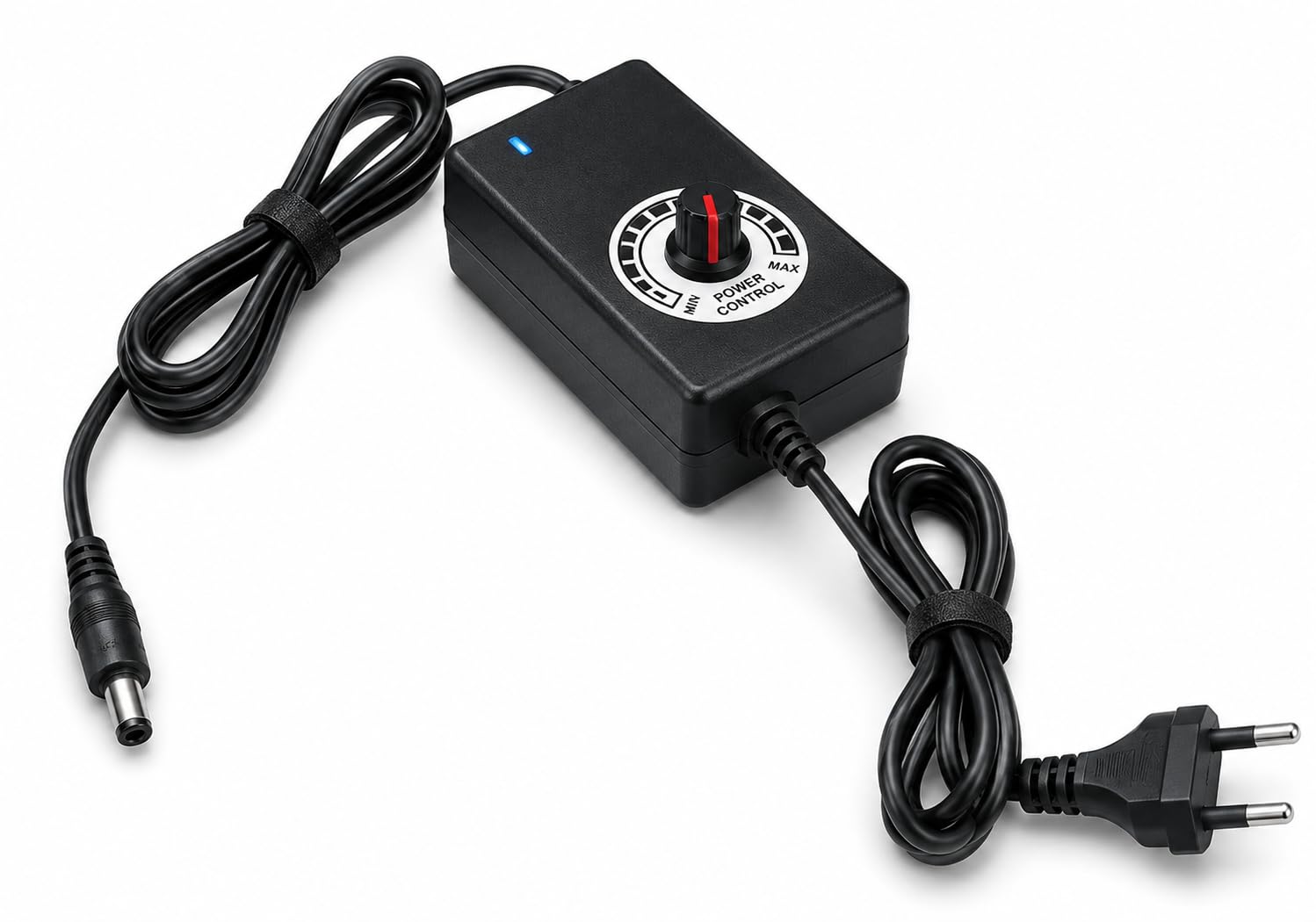 Adjustable DC 3V-12V 2A Power Adapter, AC 100-240V 50/60Hz Input, Variable Voltage Power Supply with Rotary Knob, 5.5mm Cable for DC Motor, LED Strip, CCTV Camera, Router & DIY Electronics-image-10