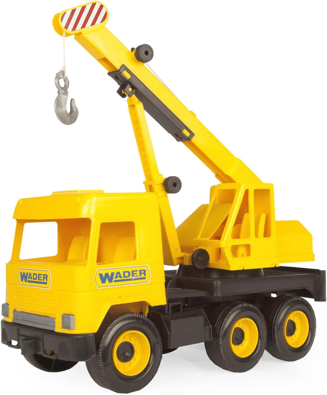 Tigres 32122 Auto Middle Truckcrane in A Box, Colour-Yellow, One Size