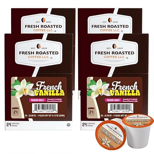 Miniatura 189 de Fresh Roasted Coffee, Tostado italiano, oscuro, 96 cápsulas para cafeteras K Cup