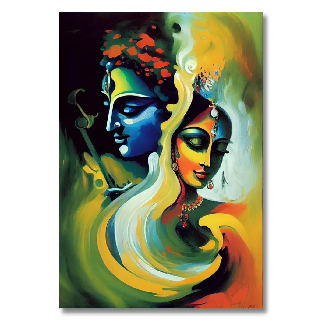 Radha Krishna | Hindu God and Goddess Posters for Wall | A3 and A4 sizes | 400 GSM Paper | Gloss Lamination | Premium Packaging (Medium-A4, Radha Krishna 7) (B0CF647JGQ) Amazon Price History, Amazon Price Tracker