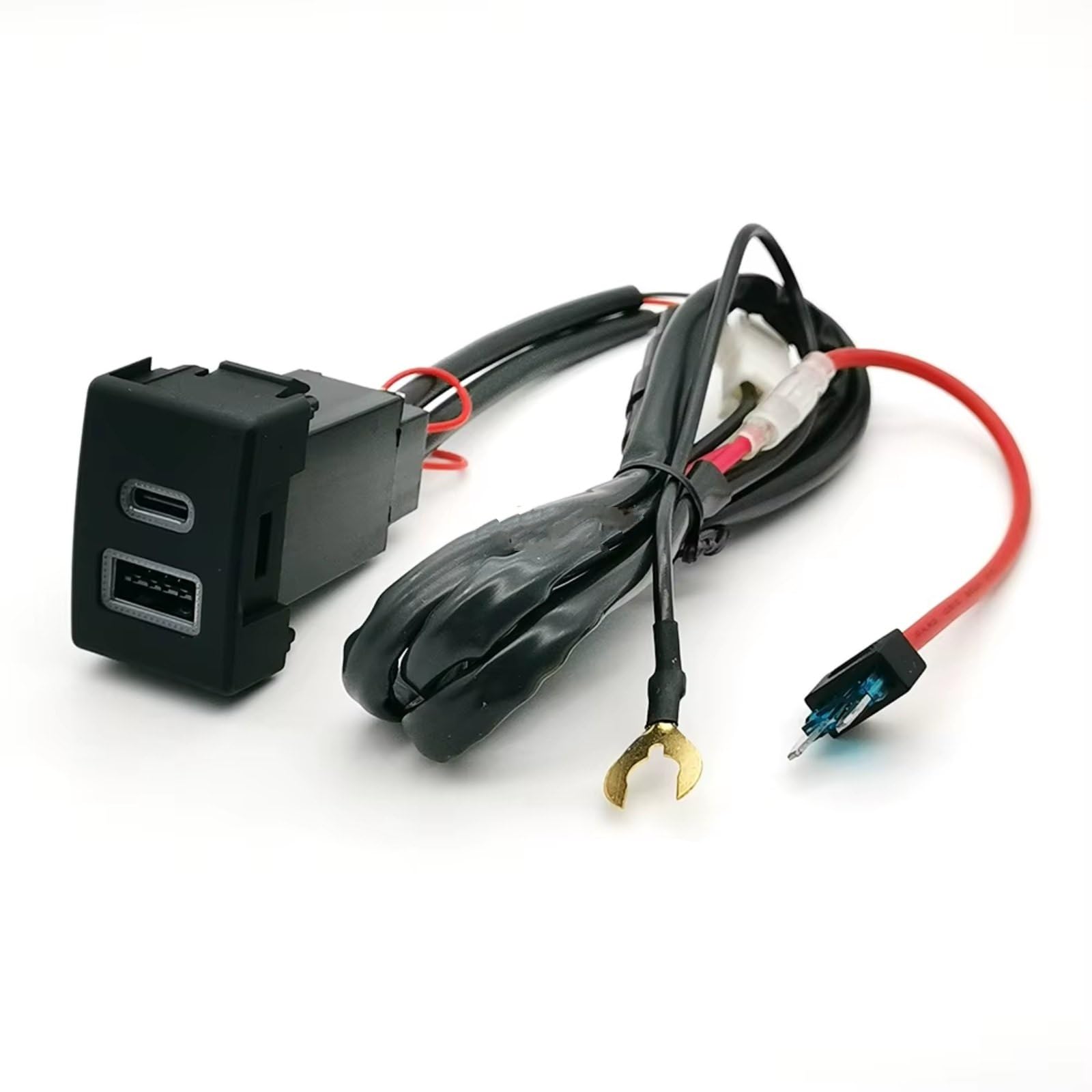 Console Presa USB Compatibile Con Suzuki Per Jimny 2007-2015 Auto Dual C PD Porte QC3.0 Posizione Del Foro Destro Presa 12V Adattatore Presa USB