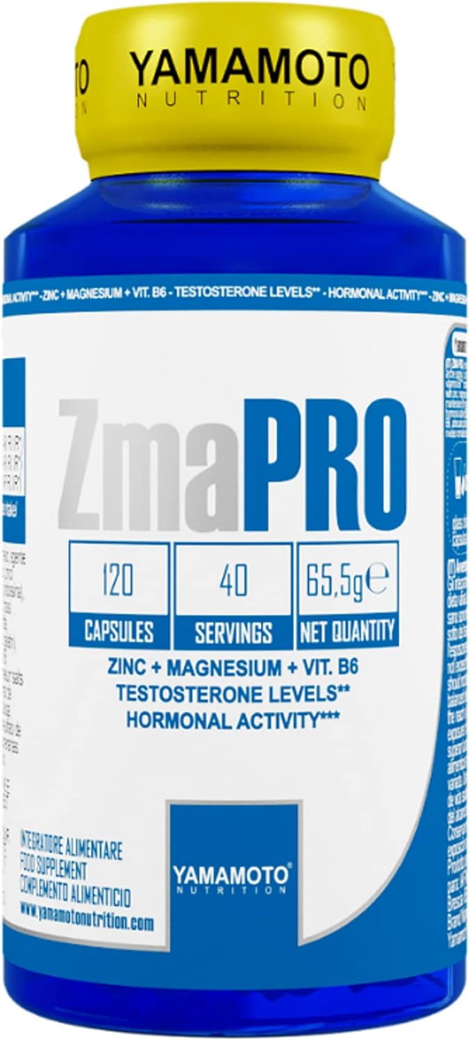 Yamamoto ZMA PRO zinco + magnesio + vitam. B6120 compresse Amazon.it Salute e cura della