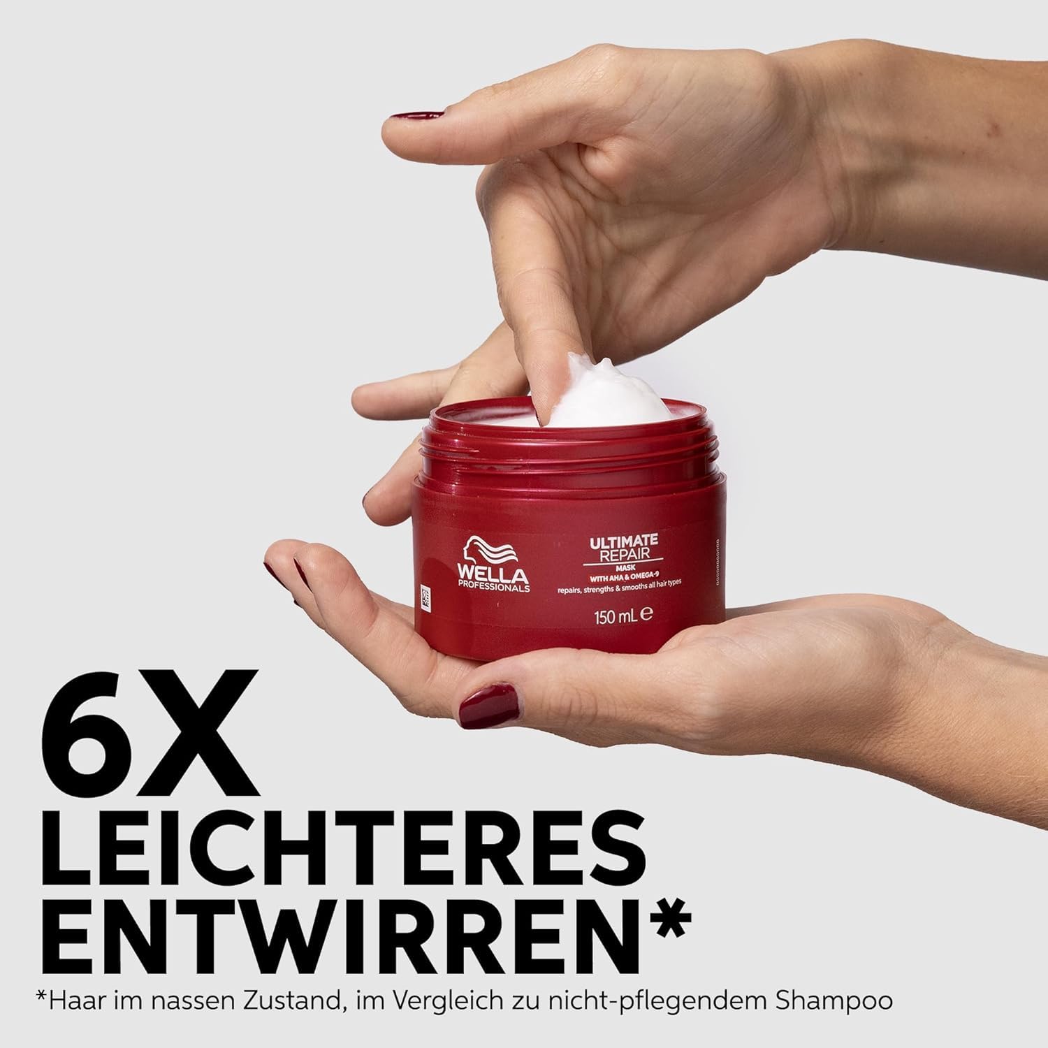 Wella Professionals ULTIMATE REPAIR Maske 75 ml & Conditioner 75 ml & Shampoo 100 ml - Tiefenwirksame Haarreparatur mit AHA & Omega-9 für alle Haartypen