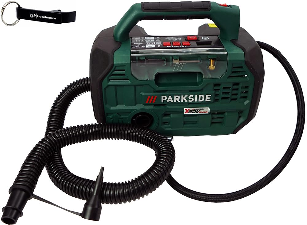 HEADNMORE® PARKSIDE® PAK 20-Li B2 Compresseur sans fil 20 V (sans batterie) + porte-clés