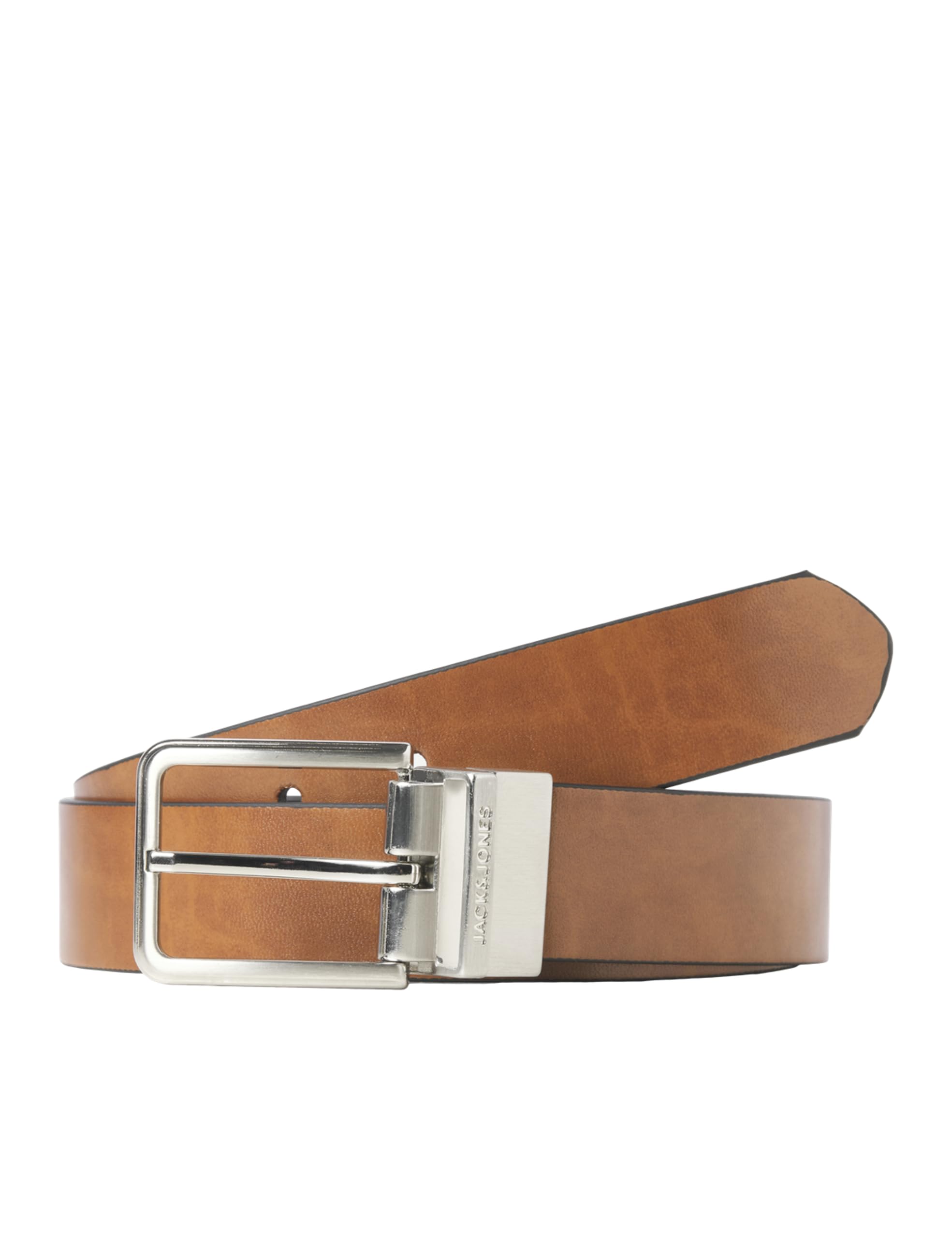 JACK & JONES Mens Reversible Belt Cognac 95