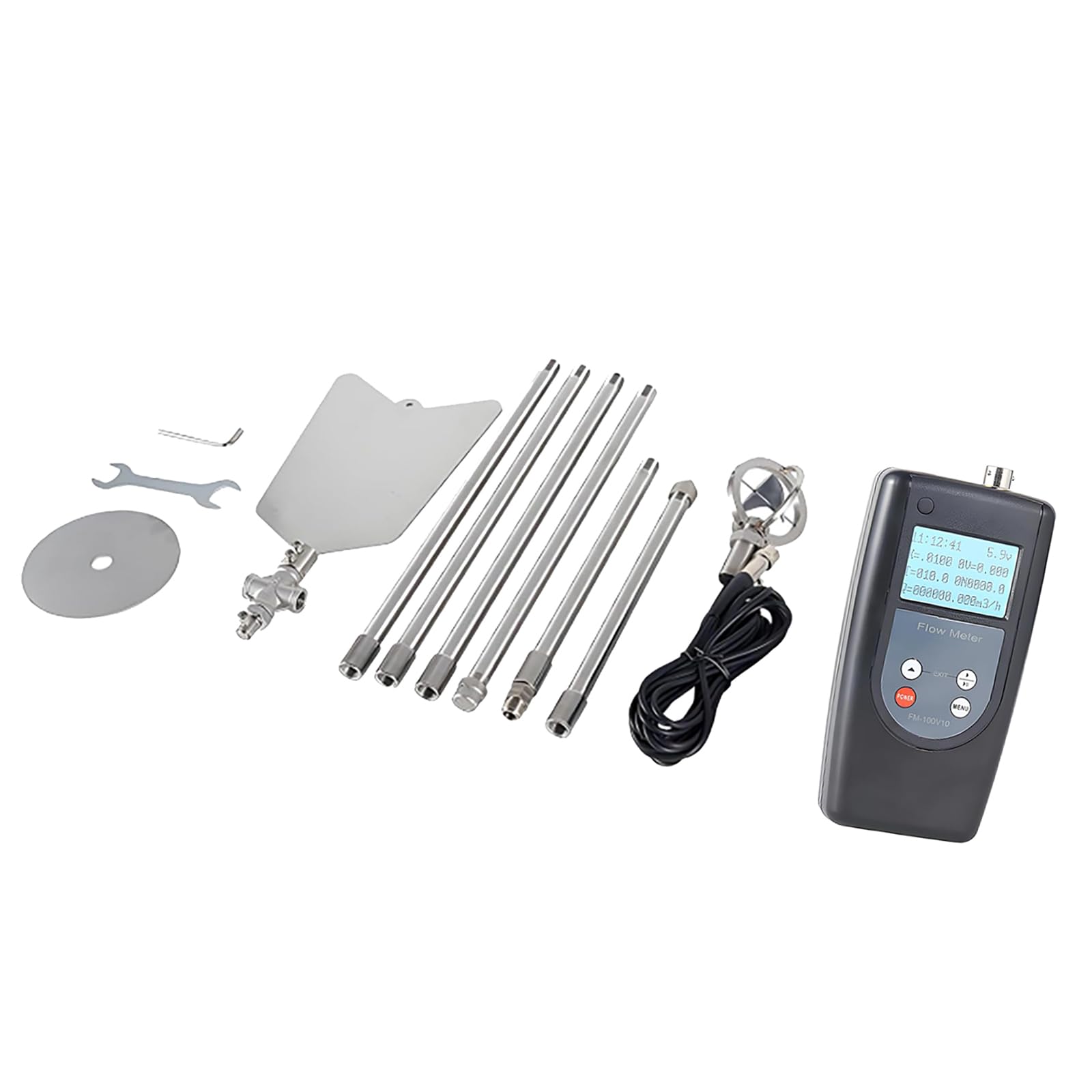 Flow Speed Display WGFXYBFY FM-100V10 Portable Flow Speed Meter Instruction Manual