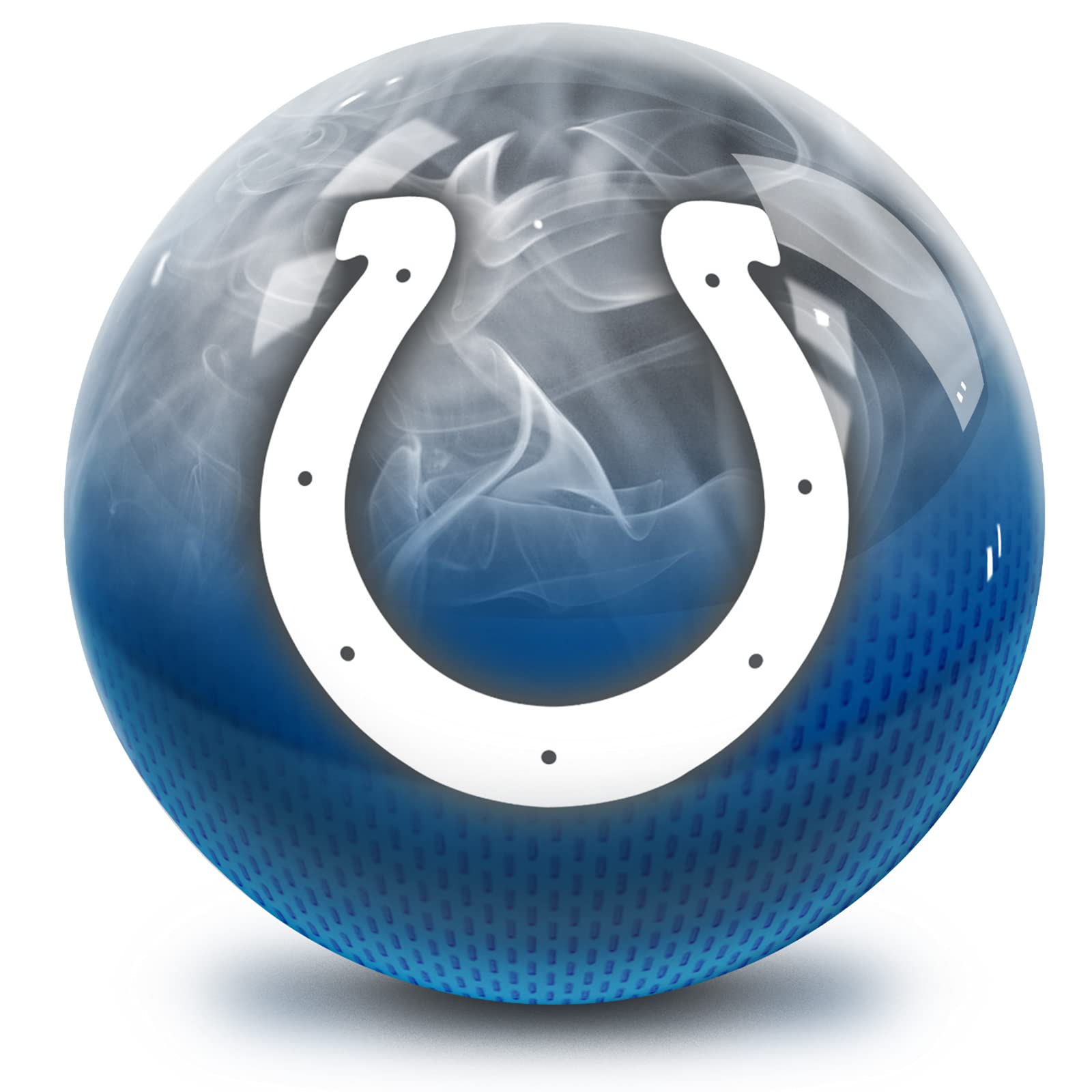 Strikeforce Bowling NFL Indianapolis Colts On Fire Undrilled Bowling Ball