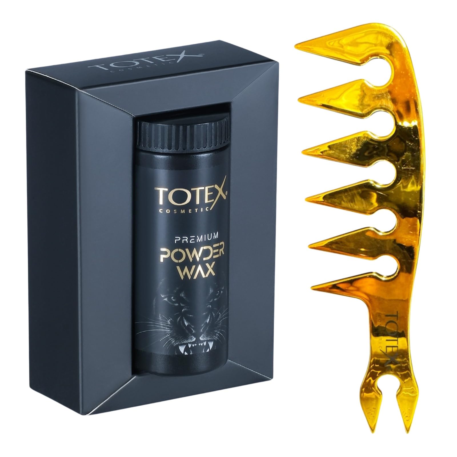 Totex Premium Hair Styling Powder Wax 20g, Pre Gold No3, 20 g (Pack of 1) - Image 2
