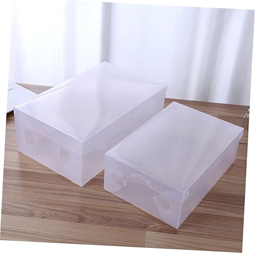 Miniatura 5 de COLLBATH 6 cajas transparentes para zapatos para niños, zapatero transparente, cajas de juguetes para niños, cajas de plástico para zapatos, caja de