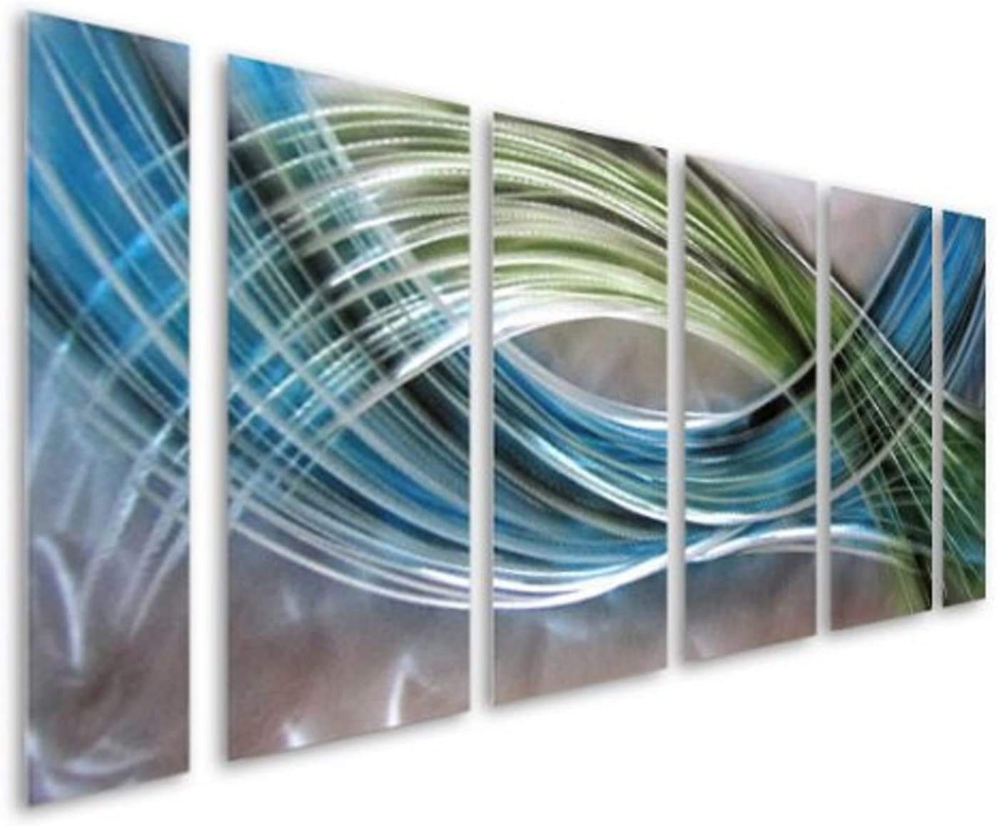 Buy Pure Art Abstract Color Warp Metal Wall Art Large Scale Decor