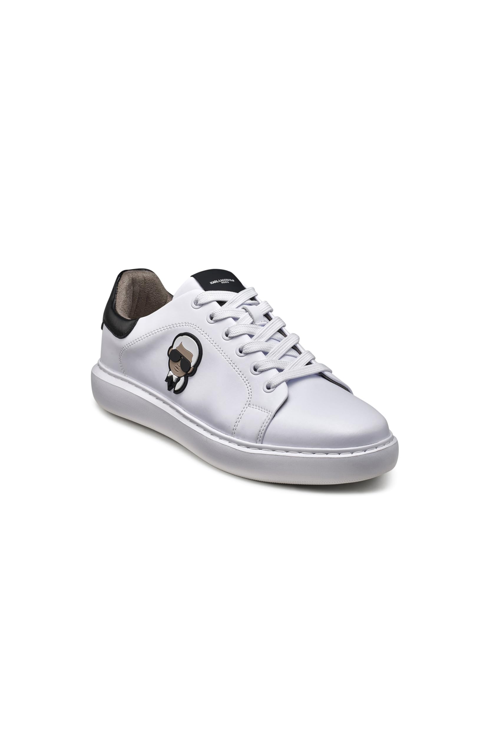 Karl Lagerfeld Mens Everyday Essential Leather Sneaker