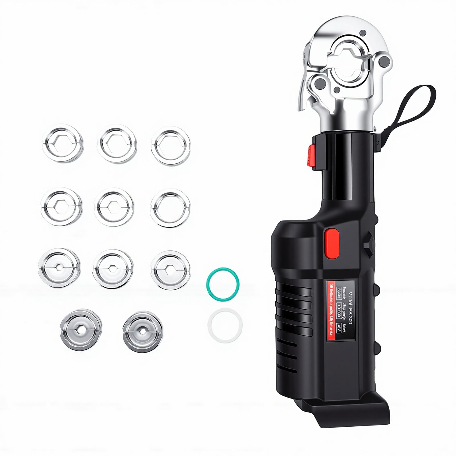 Jectse Pince à Sertir Hydraulique 60KN pour Batterie 18V