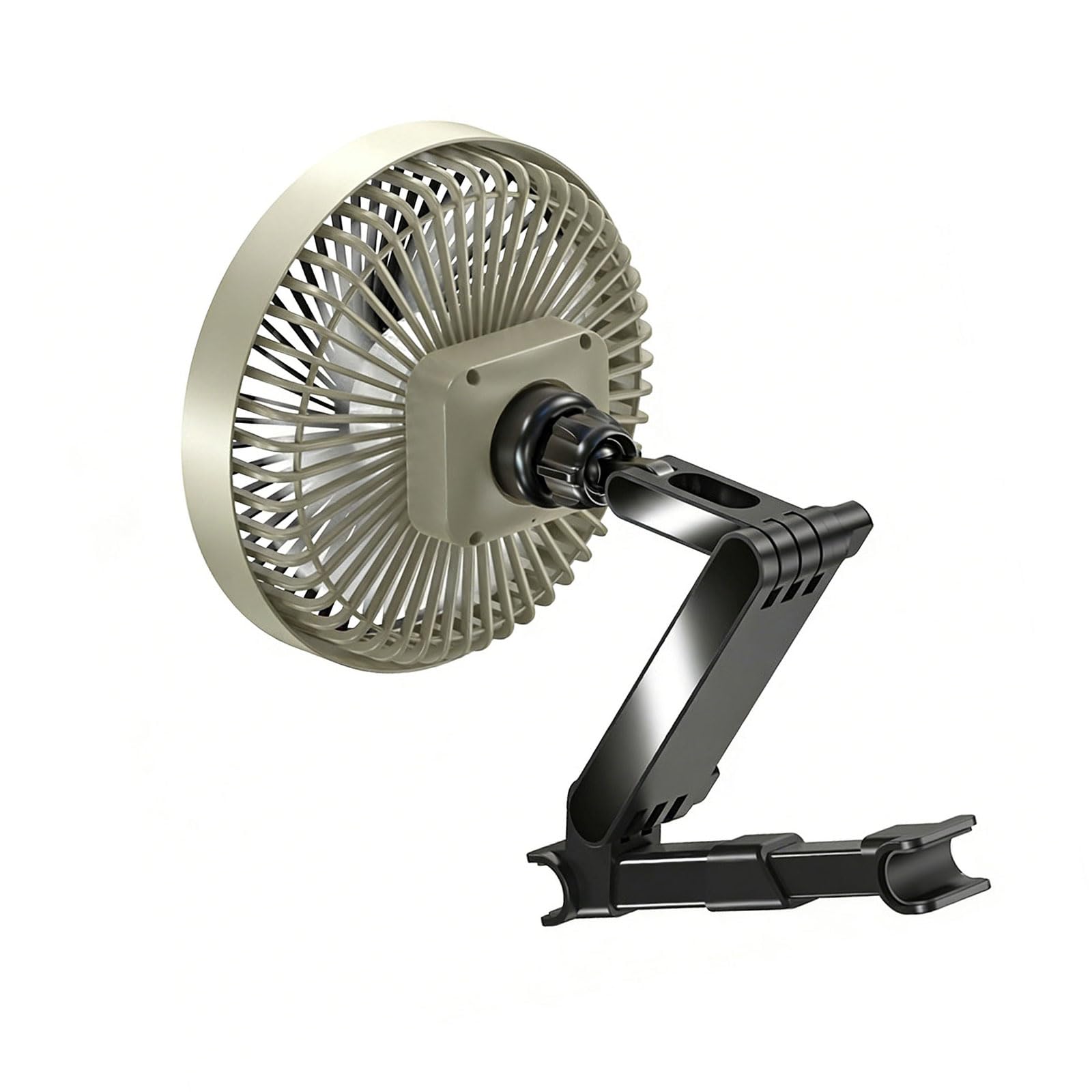 Rechargeable 12V 24V Car Fan with Quiet Operation and Versatile Installation for Car, Truck, ABS Car Fan
