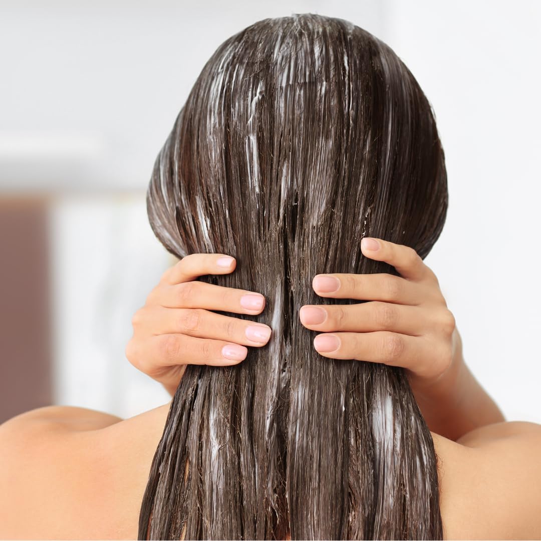 Lusti Olive Oil Hair Mask Mayonnaise, 8 fl oz - Rejuvenate Hair & Scalp - Repair Dry and Damaged Hair & Increase Moisture in Natural Hair (227 g)