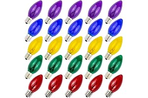 25 Pack C9 Christmas Lights Bulbs