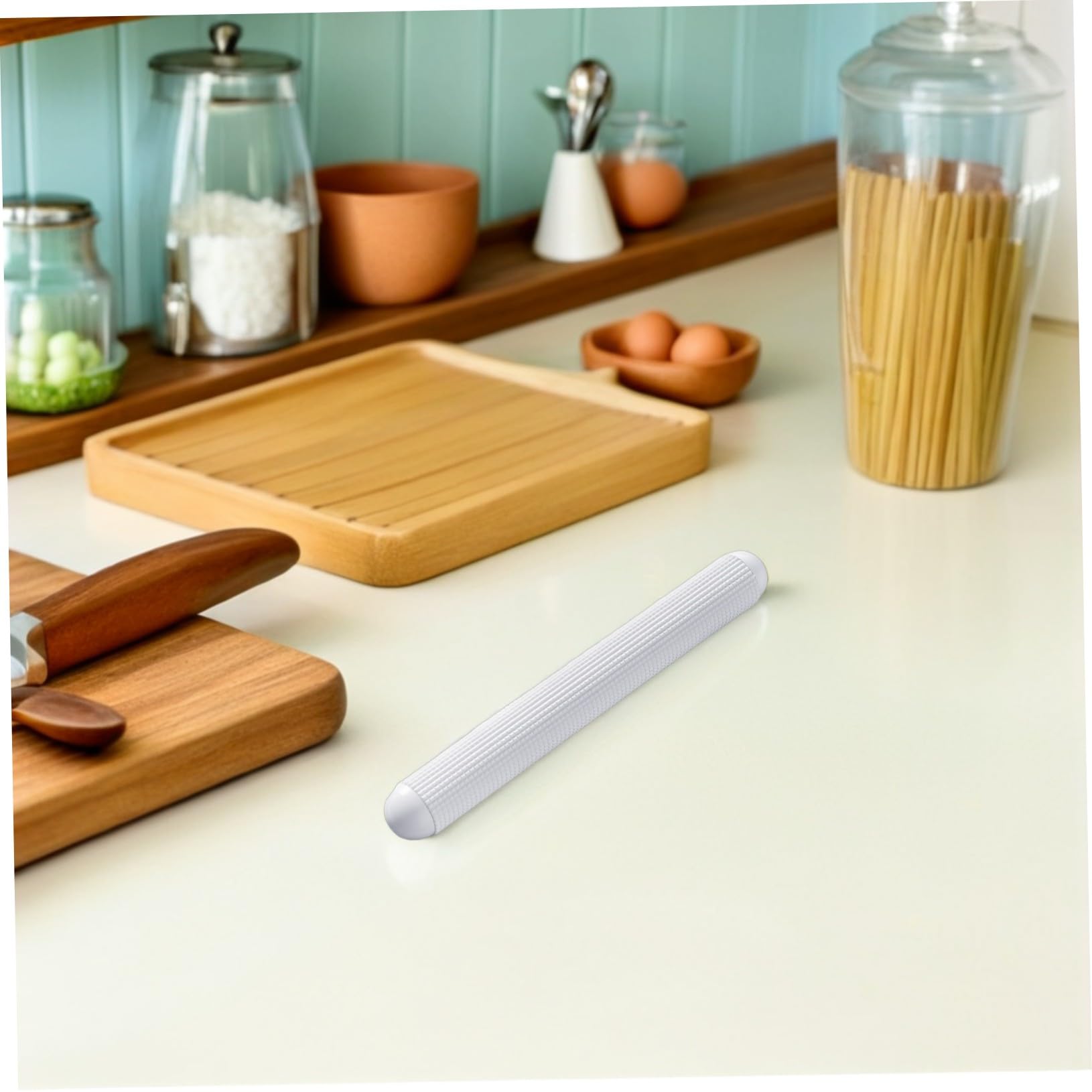 6 Piezas Rodillo de Fondant con Puntos Elevados Antiadherente Rodillo de Plástico Ligero para Masa de Pan Pizza Pasta y Empanadillas Agarre Ergonómico Cómodo para Cocina y