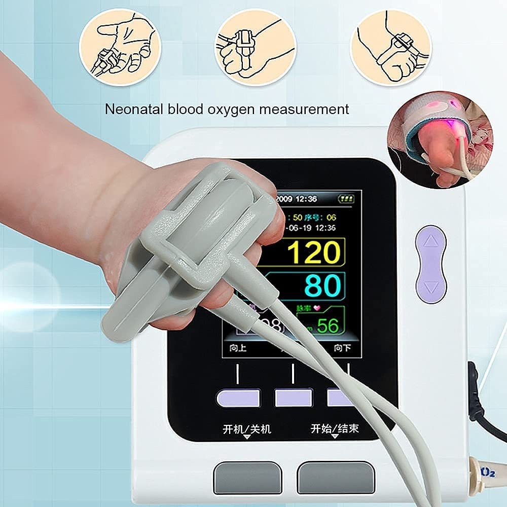 Pulsossimetro Pulsossimetro Portatile da Dito per Adulti E Bambini Spo2 Accurato E Frequenza Del Polso Ossigeno Nel Sangue E Pressione Sanguigna con Display A LED