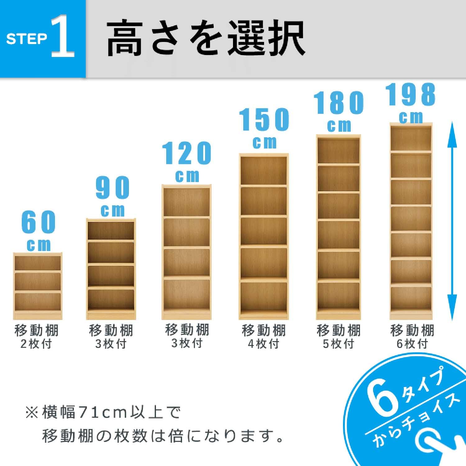 Amazon｜白井産業 木製 本 棚 ラック 高さ198 幅57 奥行44cm タナリオ