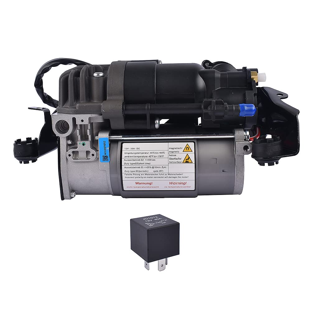 Bisenya Suspension pneumatique Compresseur Pompe avec relais Arrière Remplacement pour E350 E350 E63 AMG Wagon Limousine CLS250 CLS350 CLS550 CLS C218 X218 W212 S212 2123200104 2123200404 4154033230