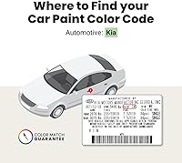 Vista 3 de TouchUpDirect C7S Wolf Gray - Brocha de retoque compatible con Kia Exact Match - Kit esencial