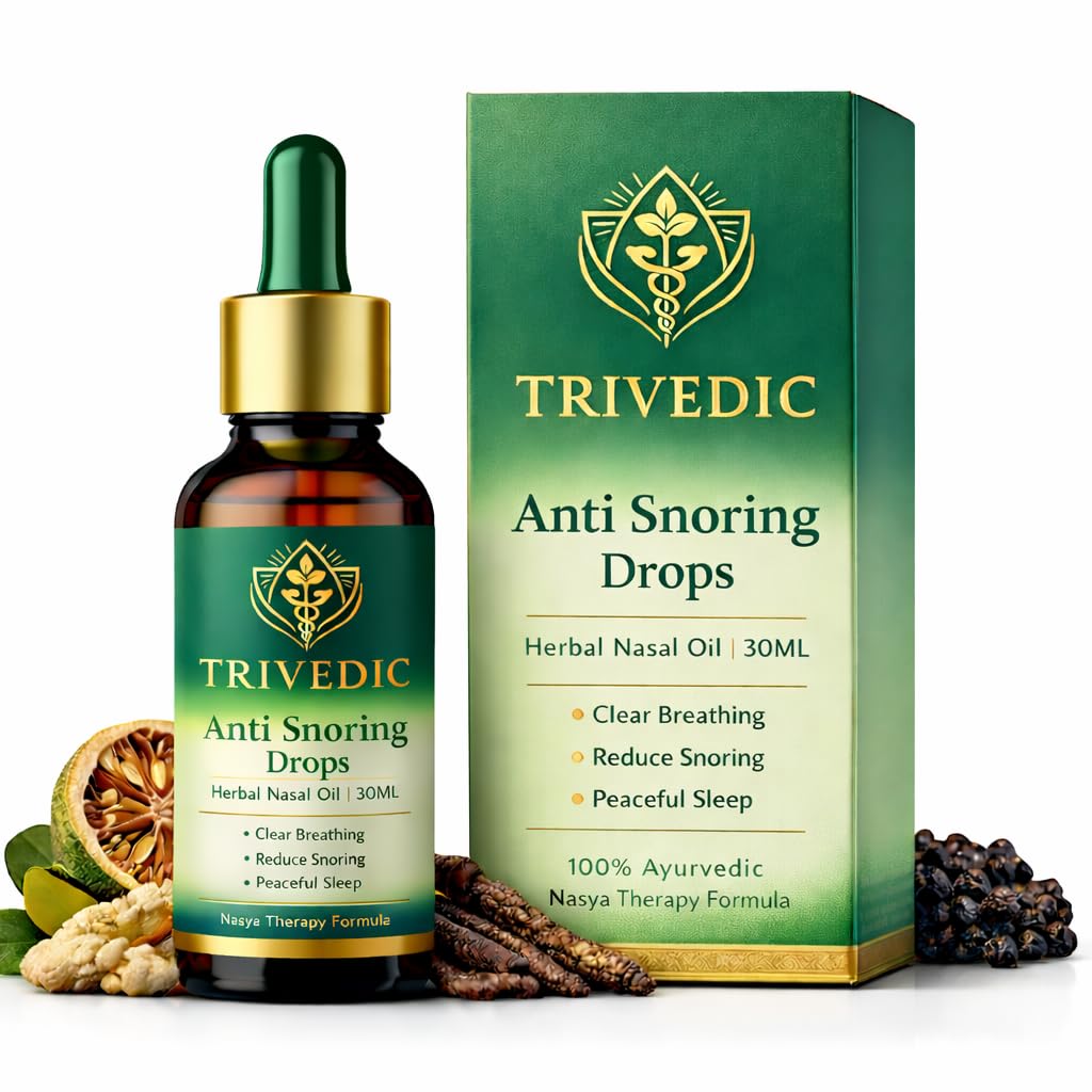 Anti Snoring Drop | Herbal Nasal Drops 30ML | Ayurvedic Nasya Oil for Clear Breathing & Better Sleep | With Bael, Draksha, Dry Ginger & Long Pepper | Natural Daily Nasal Care for Men & Women-image-18