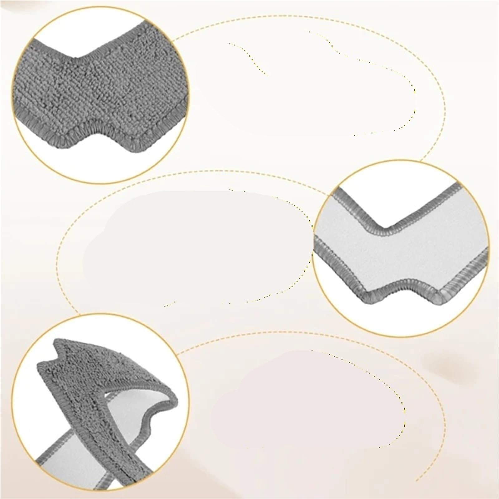 Mocio For La Pulizia, Compatibile Con Abir, Robot Lavavetri WD8, Stracci Lavabili Riutilizzabili For Lavare I Vetri Delle Finestre, Pezzi Di Ricambio, 6/12/18 Pezzi Di Stoffa(12pcs)