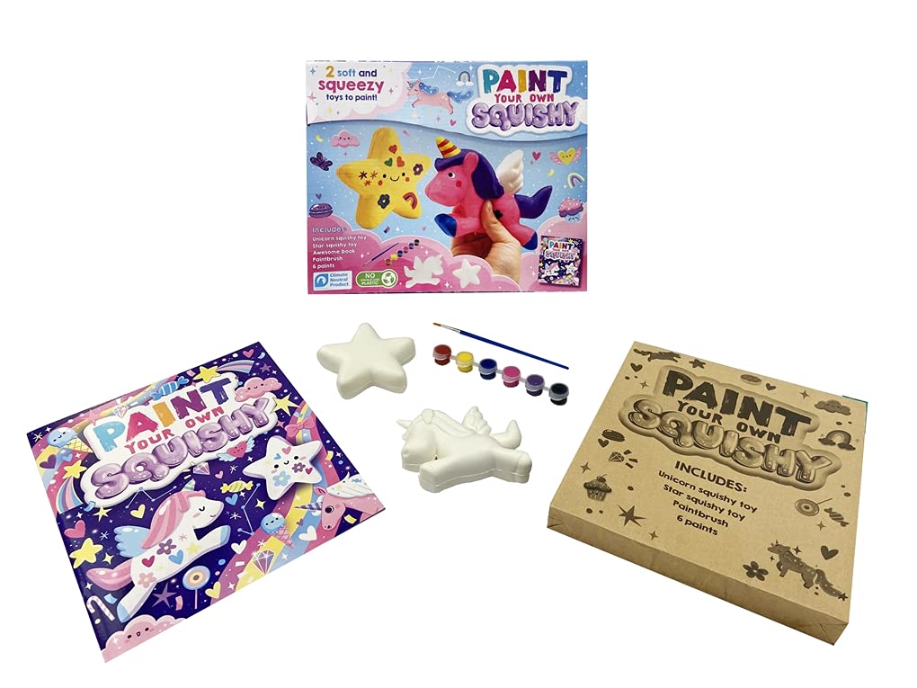 Paint Your Own Squishy (Children’s Arts and Crafts Activity Kit)