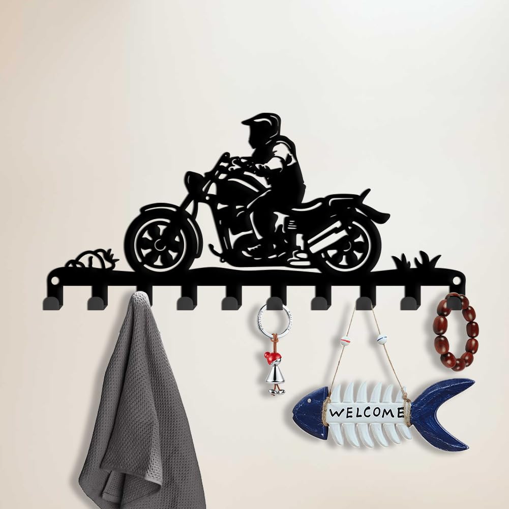 SUPERDANT Porte Clef Mural De Voiture Mural Pour Clés De Voiture De Course 10 Crochet Porte