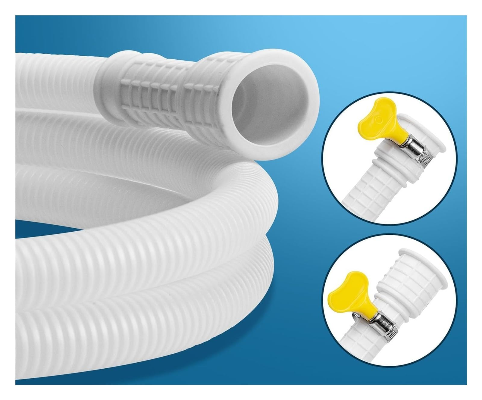 Tubo di scarico del condizionatore d'aria mobile per lavatrice, 5/6 m, unità esterna AC, tubo di scarico per perdite d'acqua, tubo in plastica (6 m)