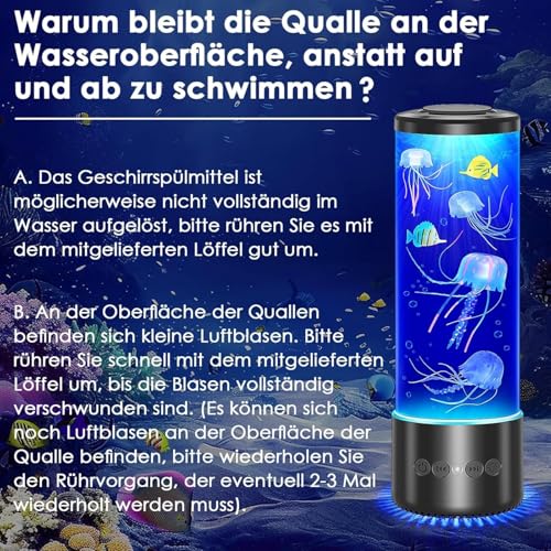 Lámpara Flotante Medusas LED para Decoración de Mesa miniatura 7