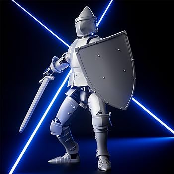 Amazon | 中世の騎士 アクションフィギュア 多関節中世