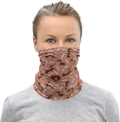 Dachshund Neck Gaiter Face Cover Scarf Stitched Unisex | Breathable Fabric | Stretch Fabric