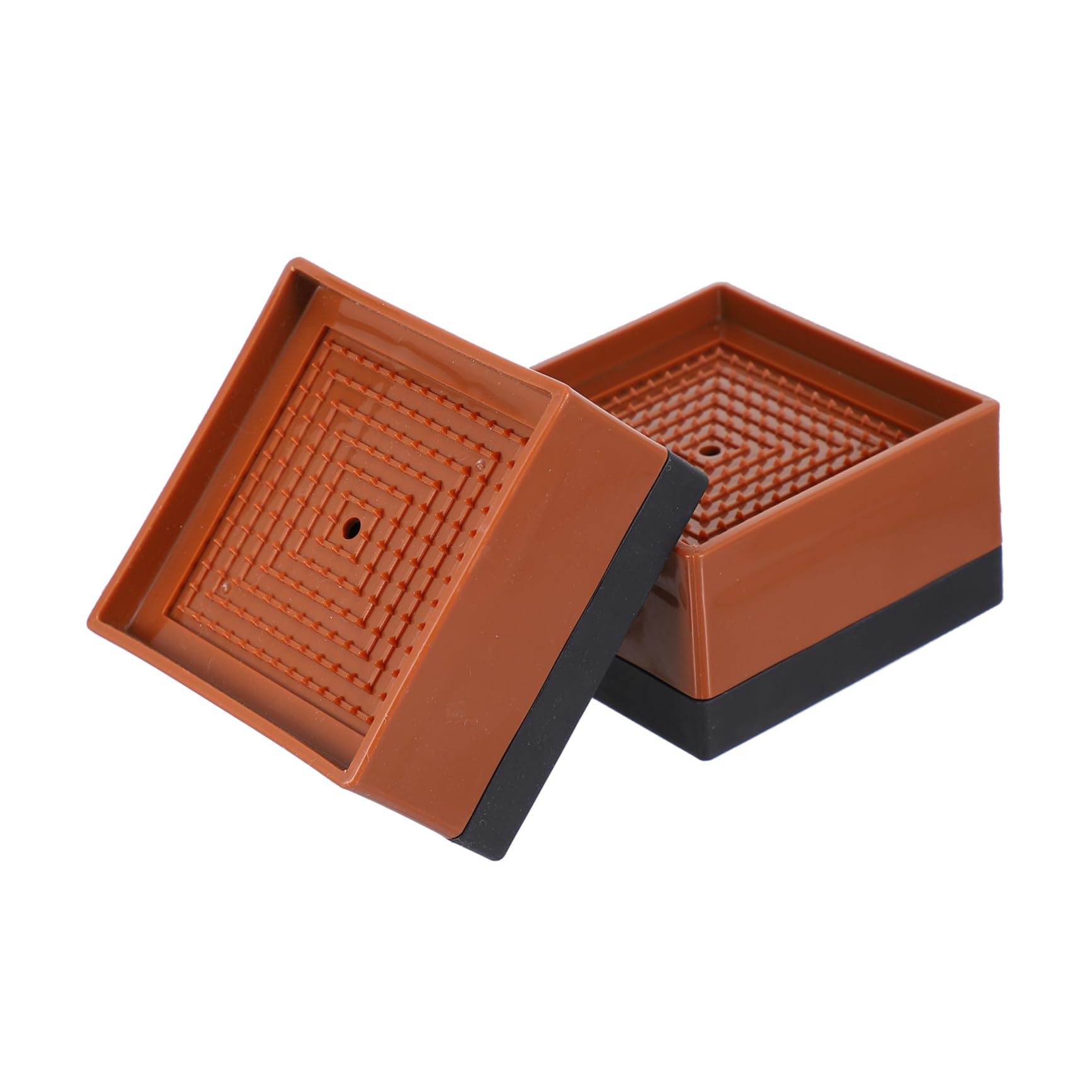 BUTIFULSIC 2pcs Heavy Duty Bed Risers Durable Furniture Lifts for Couch Desk Chair and Table Sturdy Under Bed Storage for Home and Office