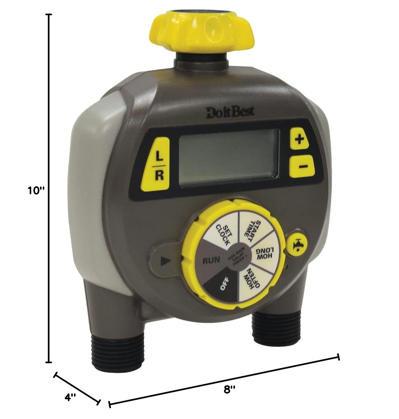 Nelson Dual Outlet Electric Water Timer with Large LCD Display Multicolor product thumbnail 4