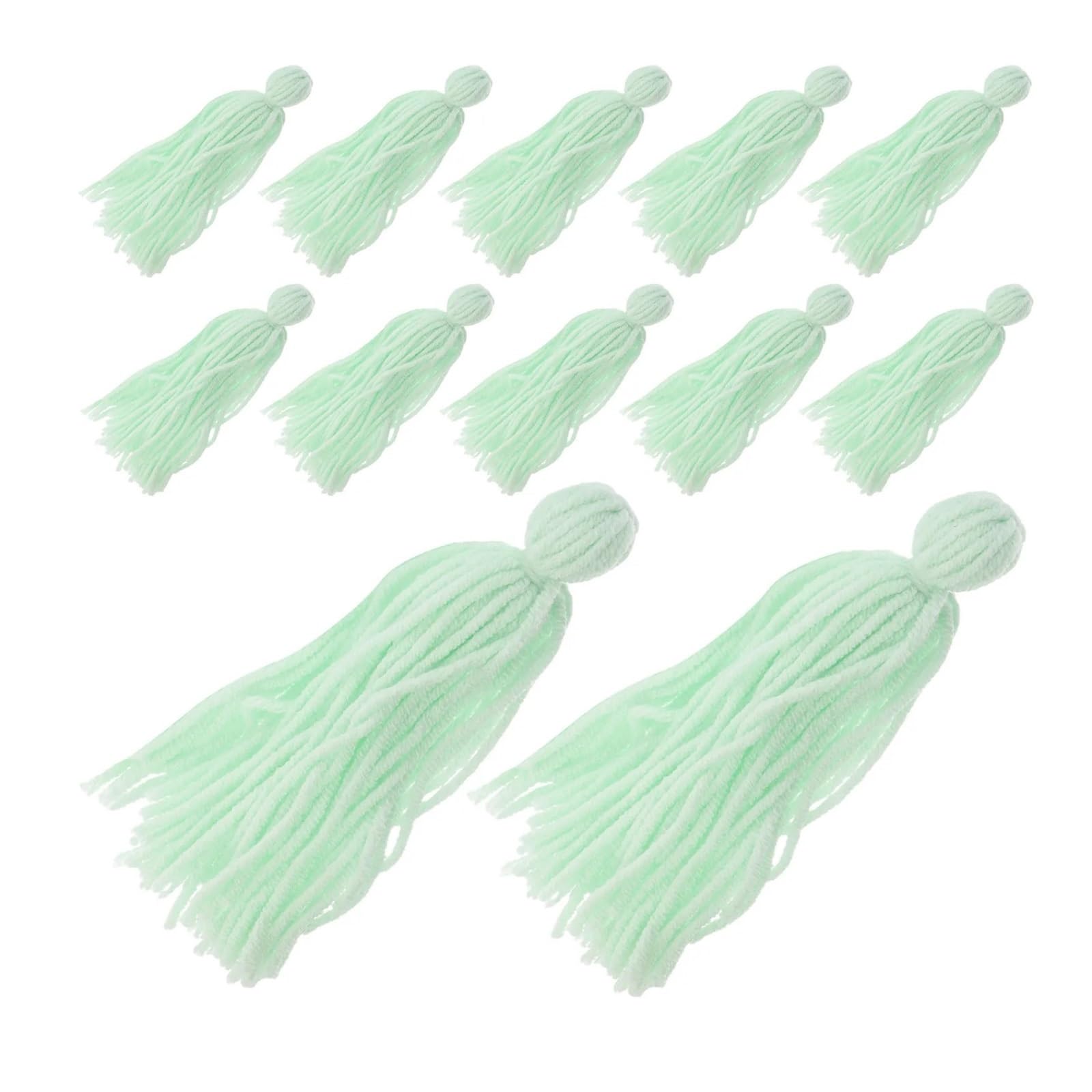 Kpeaoy Fish Spawning Mops 12Pcs Floating Aquarium Breeding Mop Fish Spawning Grass Egg Laying Hideout Tank Shrimp Fry Supplies Accessories for Aquatic Tank Decoratio