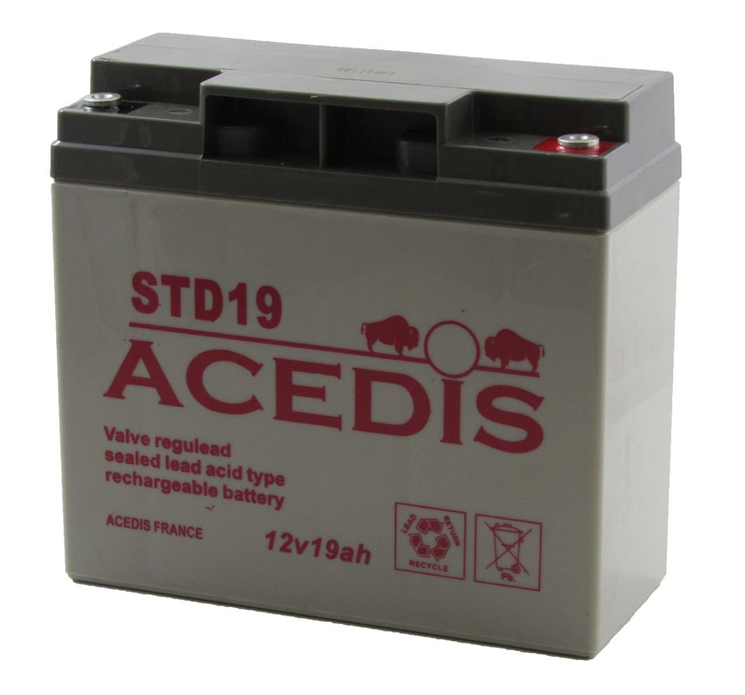 Batterie à décharge lente AGM STD 19 amp