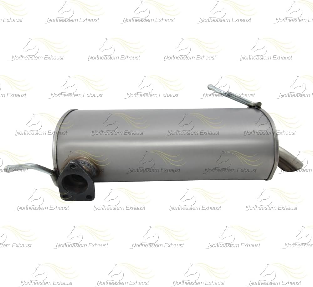 Exhaust Rear Muffler Compatible for 2014-2019 Mitsubishi Outlander 2.4L | Stainless Steel | Northeastern Exhaust | Free Gasket and Bolts & Nuts Included | Direct-Fit Replacement