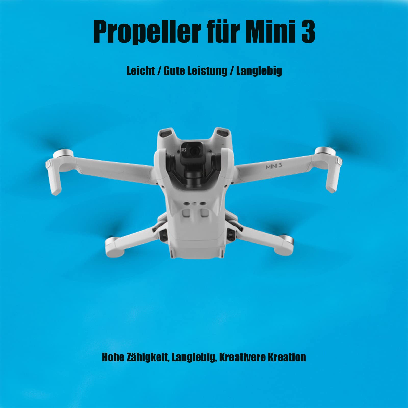 16 sztuk mini 3 śmigieł, DJI Mini 3, zapasowe ostrza do drona, akcesoria do drona, zapasowe śmigło, niewielka waga, ciche, stabilne akcesoria do drona latającego (pomarańczowe i srebrne)