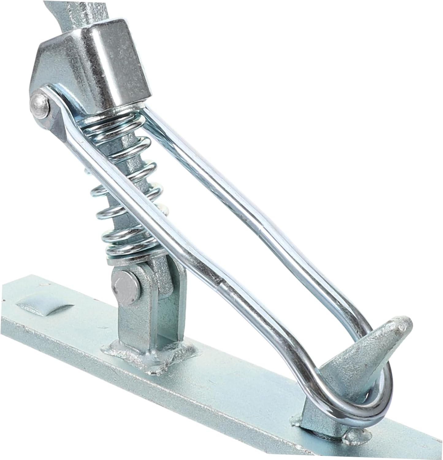 STOBAZA Heavy Duty Spring Hasp Lock for Trailers and Transport Carts Carbon Steel Hitch Security Lock for Securing Cargo and Preventing Theft