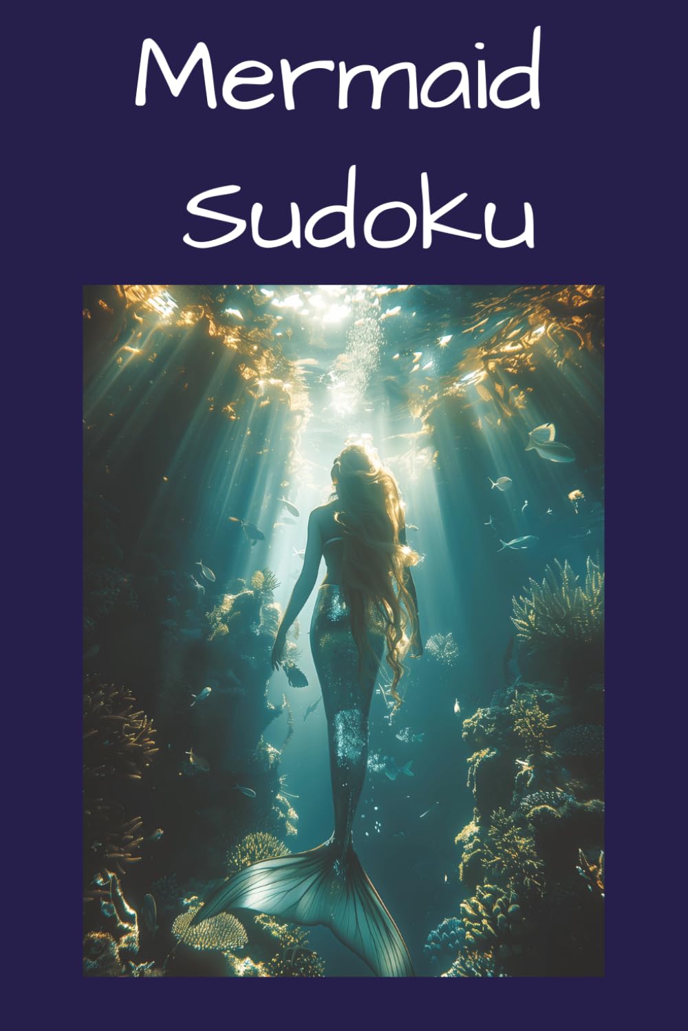 Sudoku for Mermaids: Sudoku for Mermaids| Solutions included | 6x9 inches| 50+ puzzles